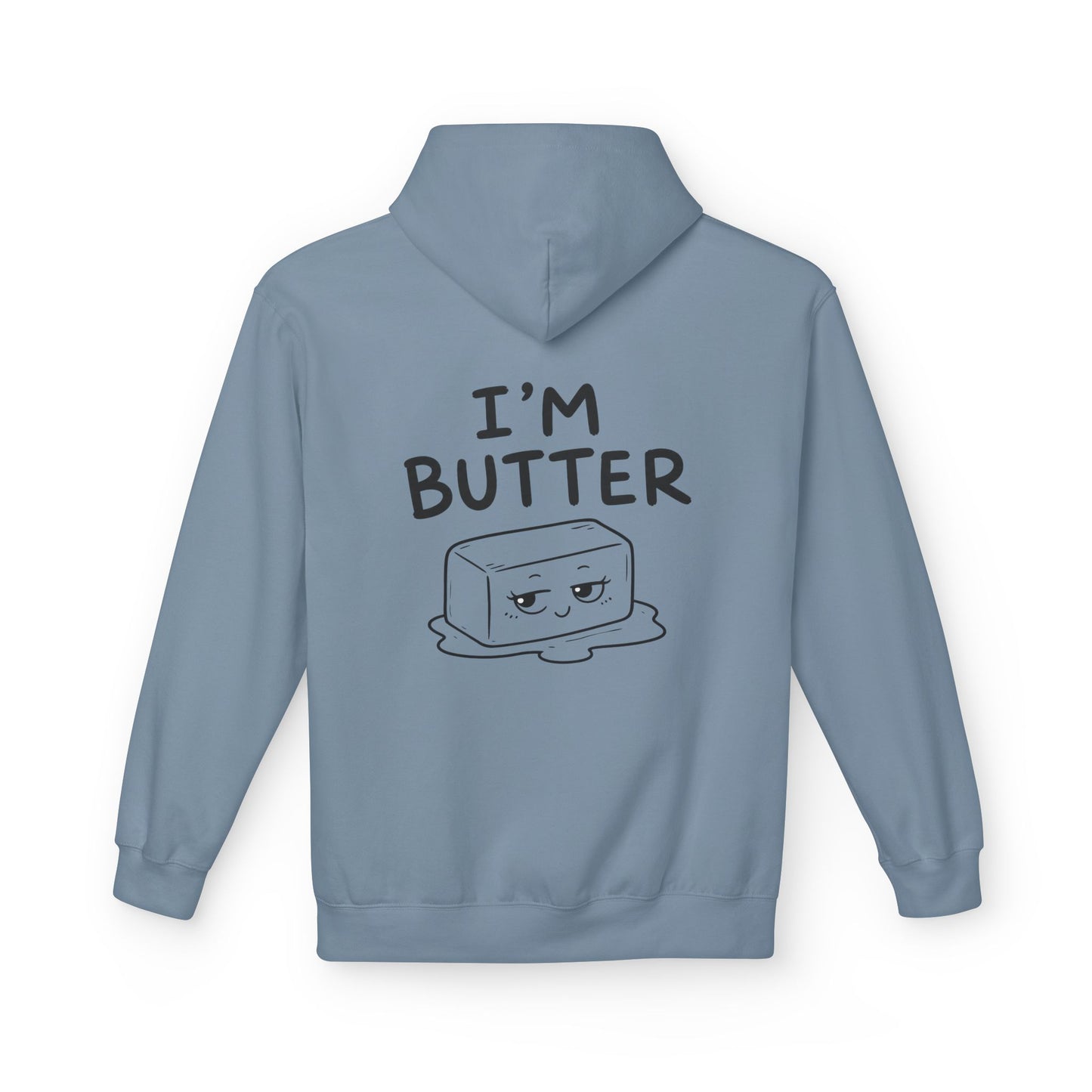 Softstyle Fleece Hoodie Unisex - I'm butter