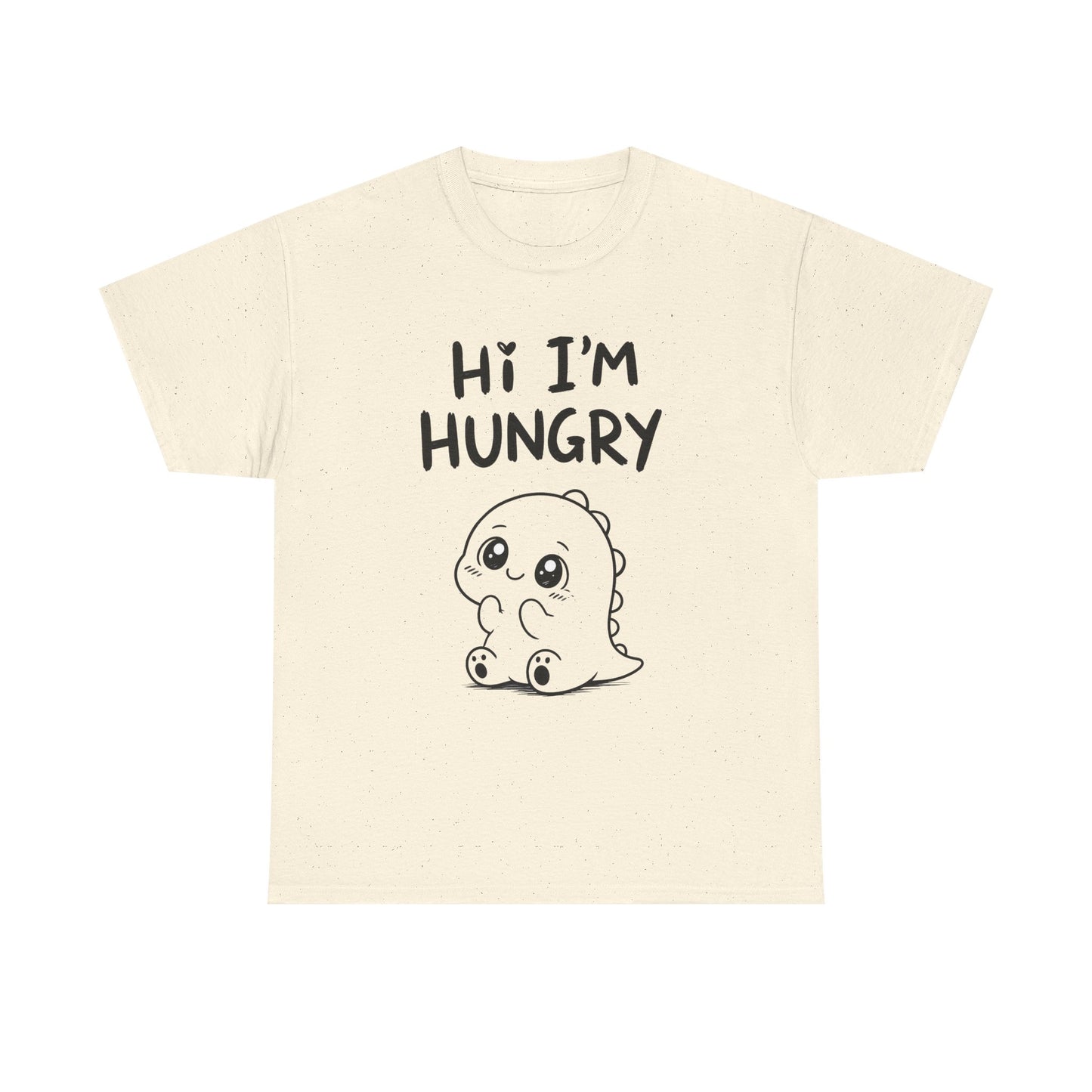Baumwolle T-Shirt Unisex  - Hi I'm hungry