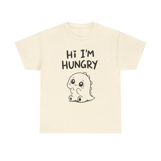 Baumwolle T-Shirt Unisex  - Hi I'm hungry