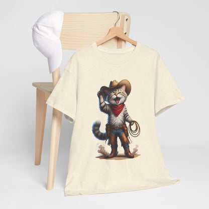 Unisex T-Shirt - Cowboy Cat