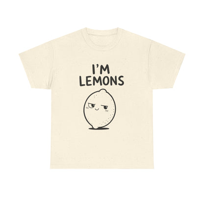 Cotton T-Shirt Unisex - I'm lemons