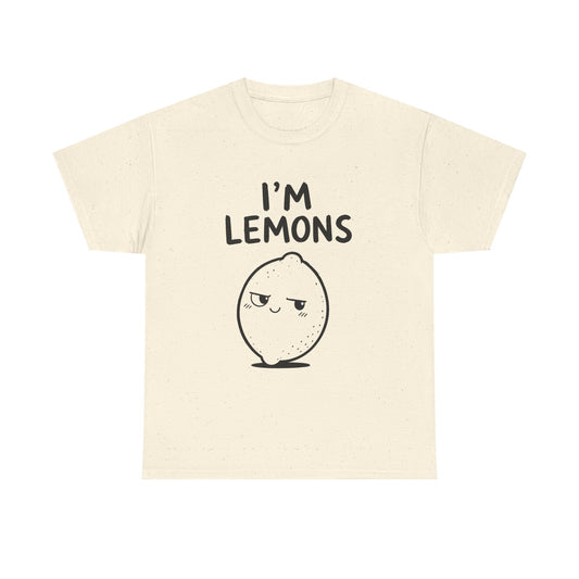 Baumwolle T-Shirt Unisex  - I'm lemons