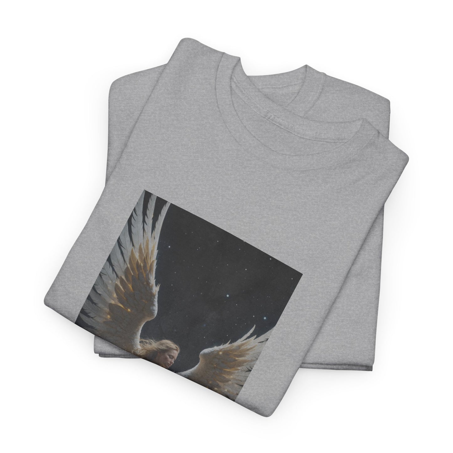 Angel number 3 Unisex Heavy Cotton Tee