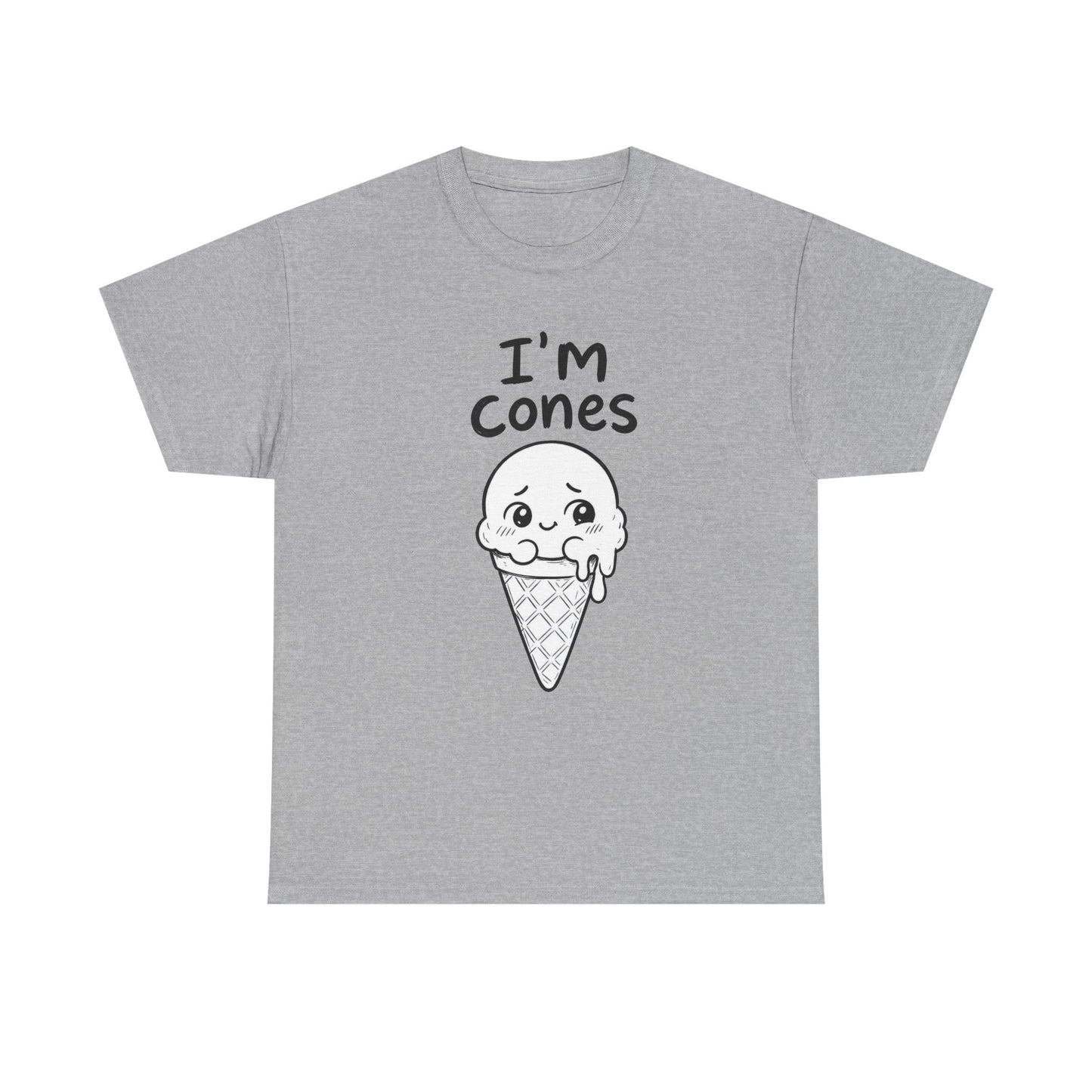 Cotton T-Shirt Unisex - I'm cones