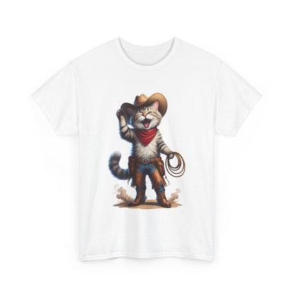Unisex T-Shirt - Cowboy Cat