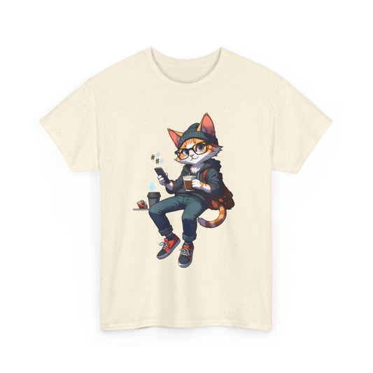 Unisex T-Shirt - Nerd Cat