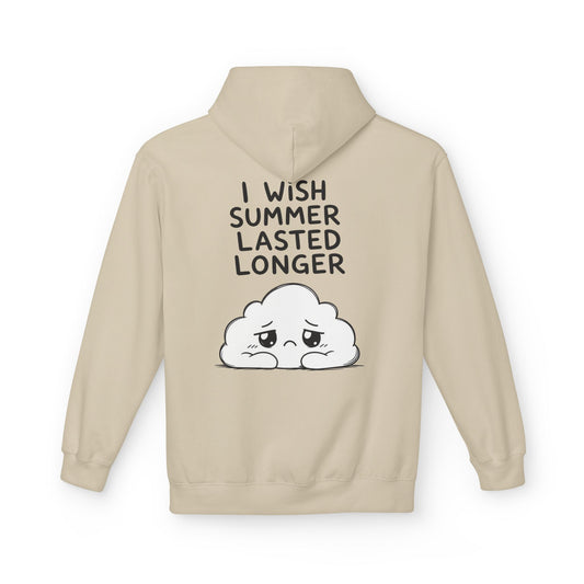 Softstyle Fleece Hoodie Unisex -  I wish summer lasted longer