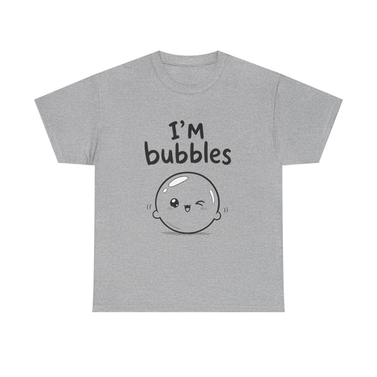 Baumwolle T-Shirt Unisex  - I'm bubbles