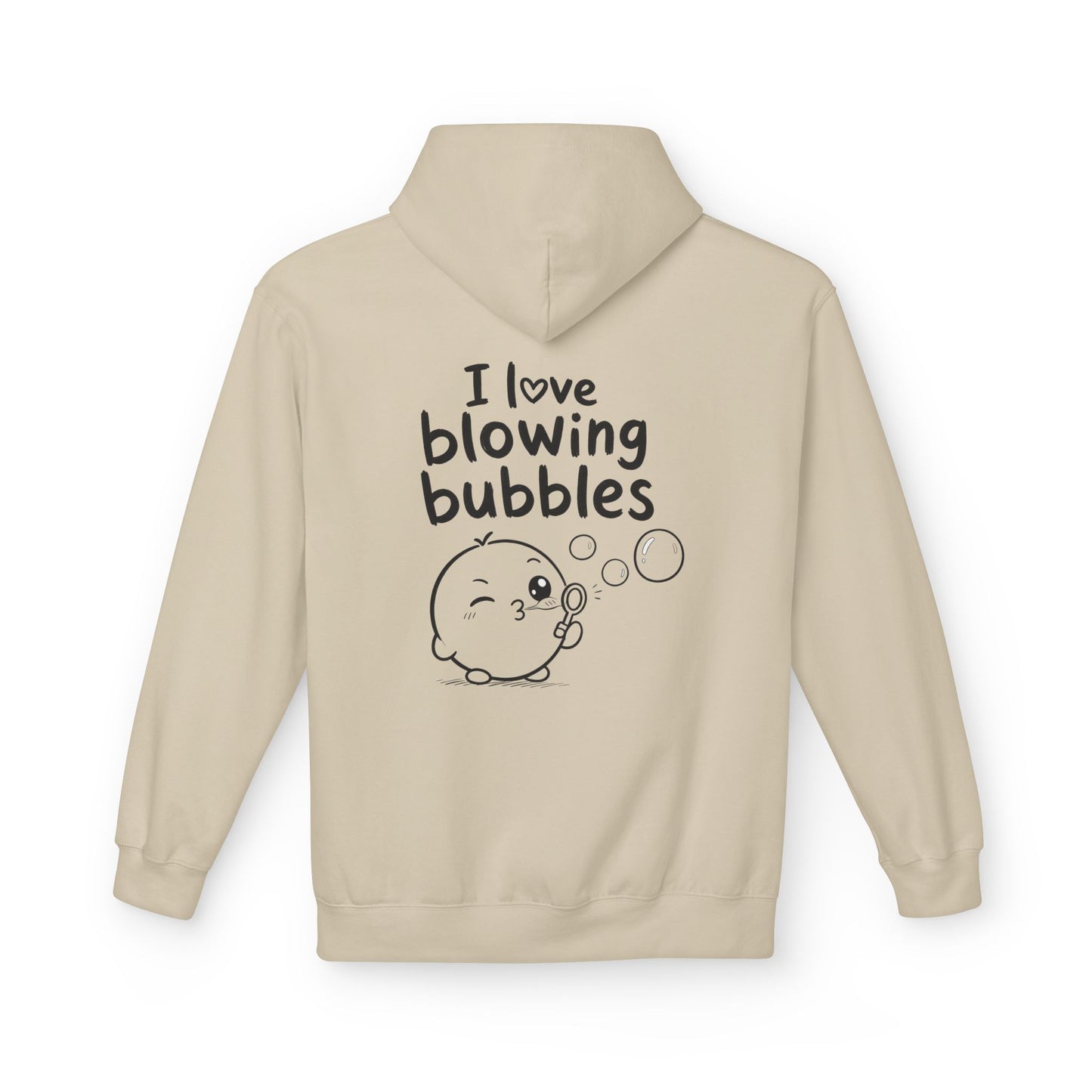 Softstyle Fleece Hoodie Unisex - I love blowing bubbles