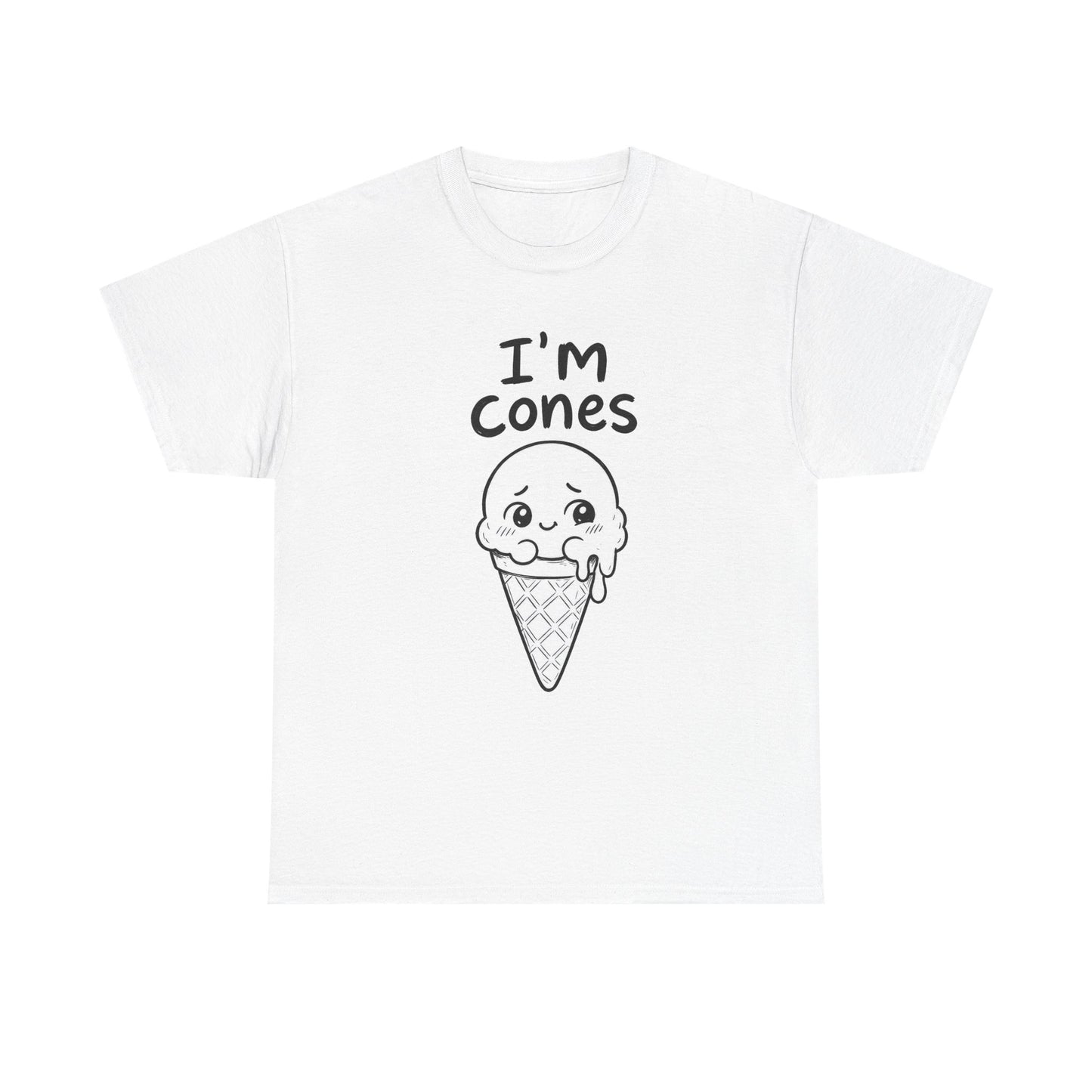 Cotton T-Shirt Unisex - I'm cones