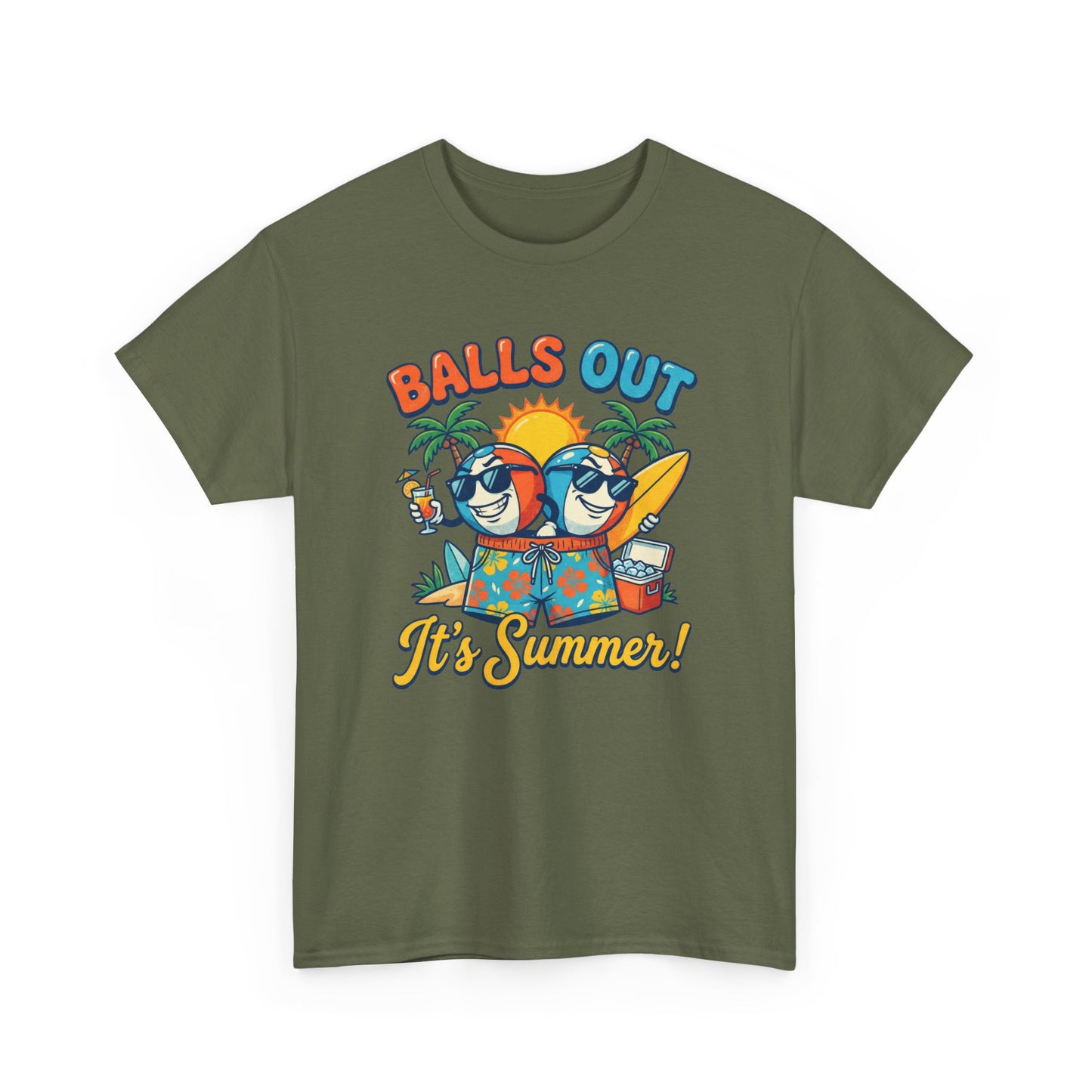 Unisex T-Shirt - Balls out it's summer!