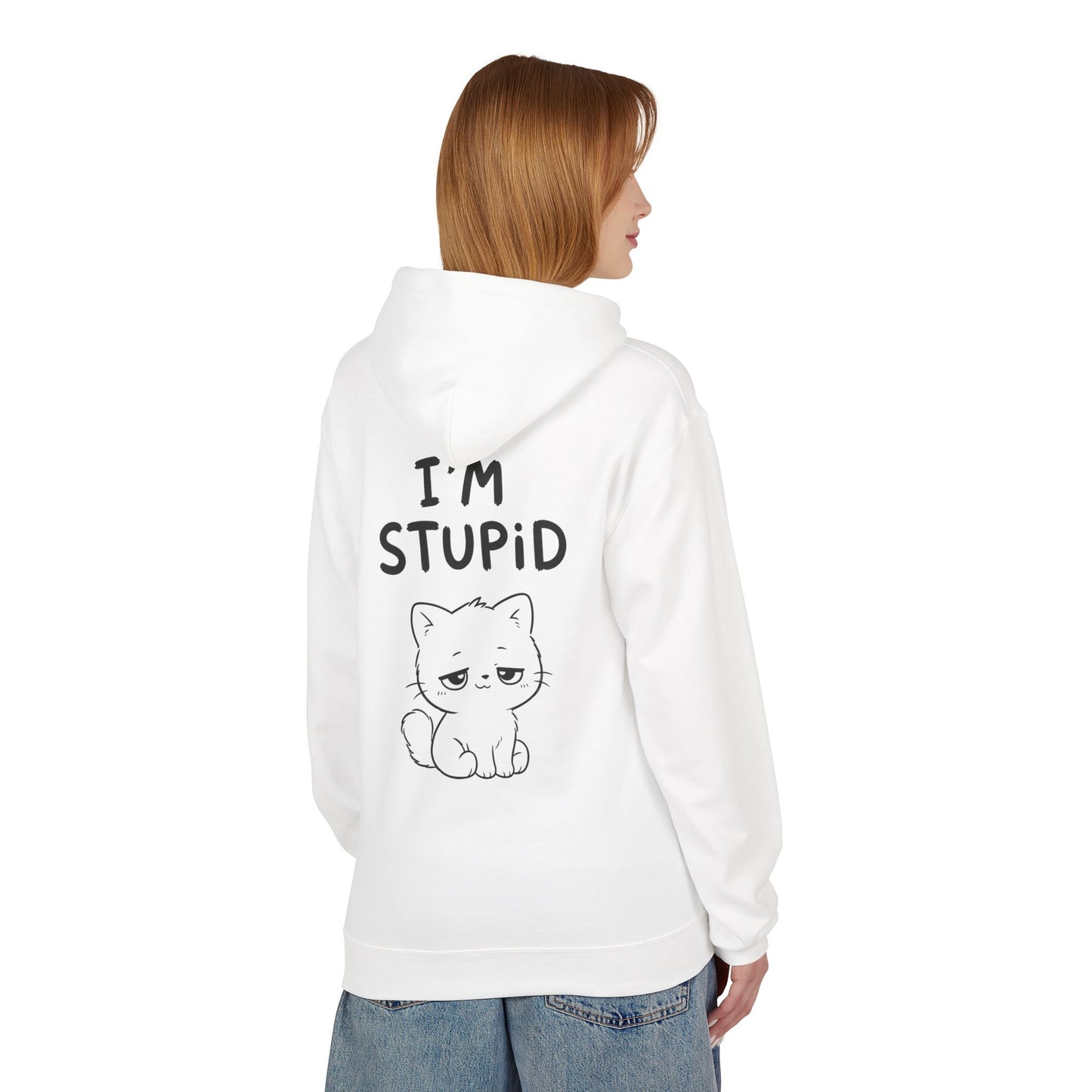 Softstyle Fleece Hoodie Unisex - I'm stupid