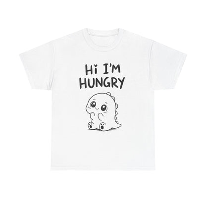 Baumwolle T-Shirt Unisex  - Hi I'm hungry