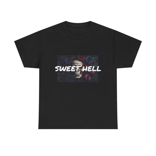 Sweet Hell Skull Unisex Heavy Cotton Tee