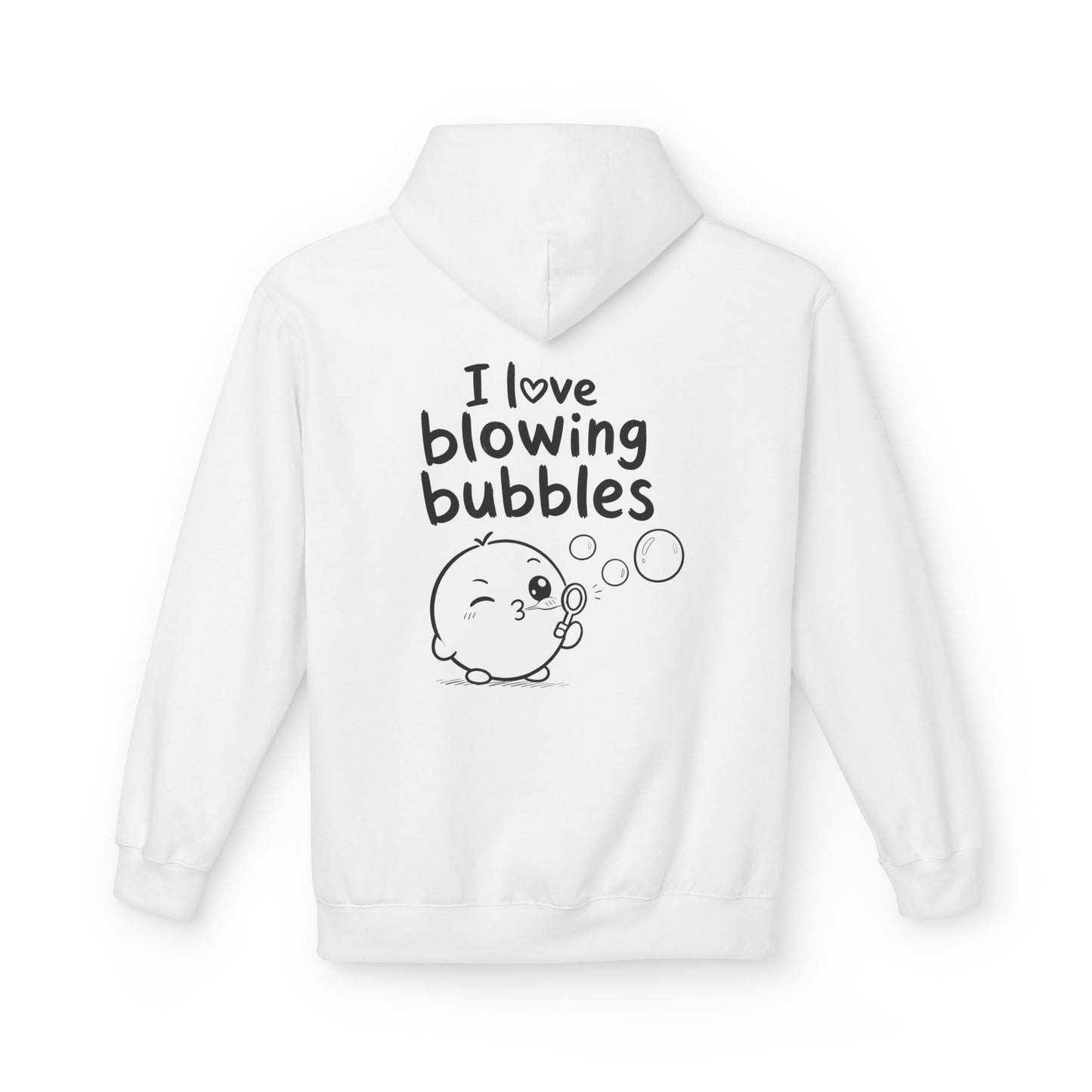 Softstyle Fleece Hoodie Unisex - I love blowing bubbles